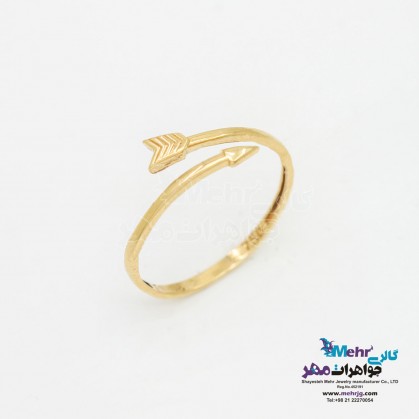 Gold ring - arrow design-MR1081